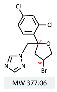 Structure of Bromuconazole