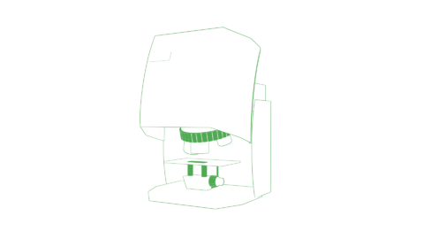 Raman Microscope Icon Green